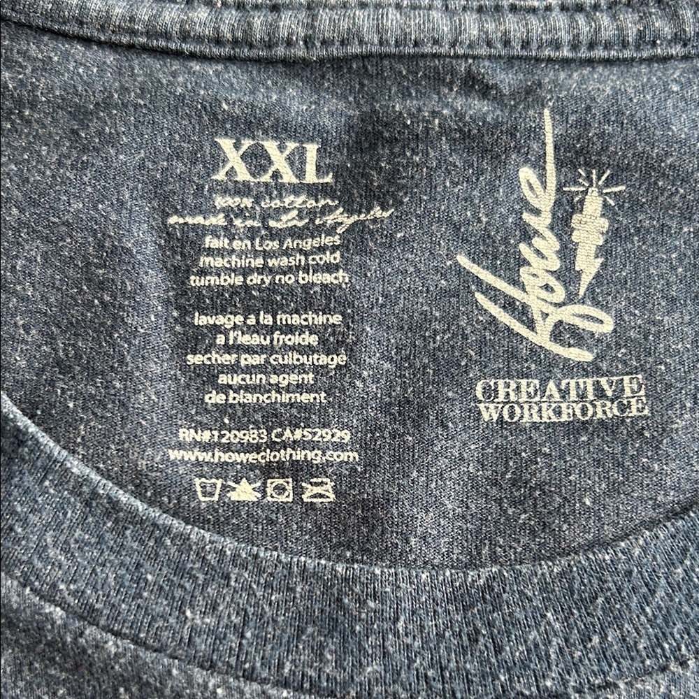 Howe Dark Gray Graphic Tee - Picture 2 of 4